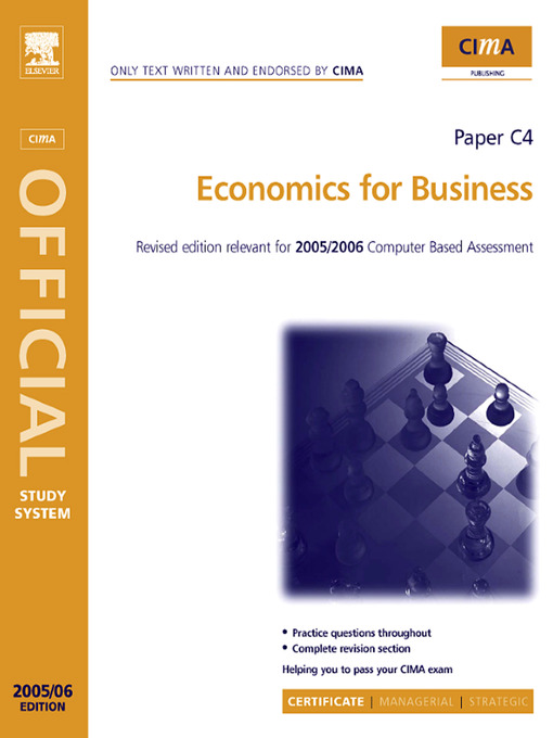 Title details for Economics for Business by Steve Adams - Available